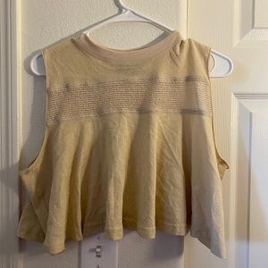 Out from under cropped tank